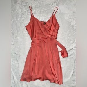Express Coral Mini Dress
